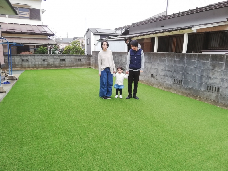 神奈川県小田原市｜人工芝施工