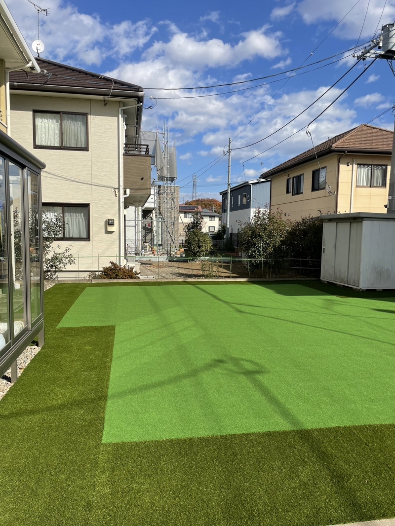 栃木県那須塩原市｜遮熱人工芝施工
