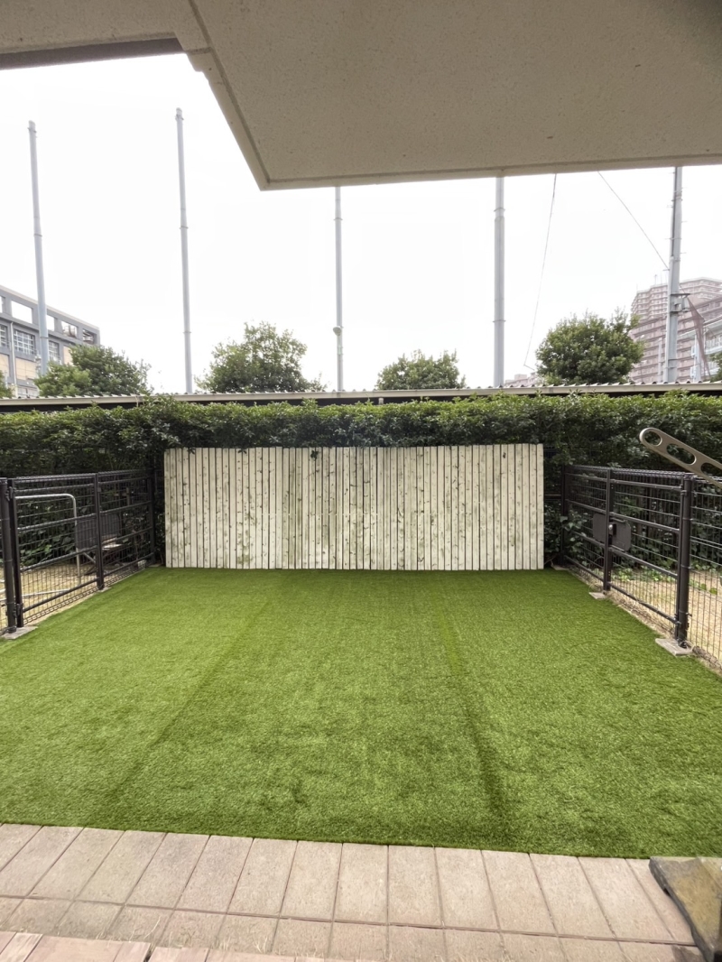 東京都荒川区｜30㎜人工芝施工