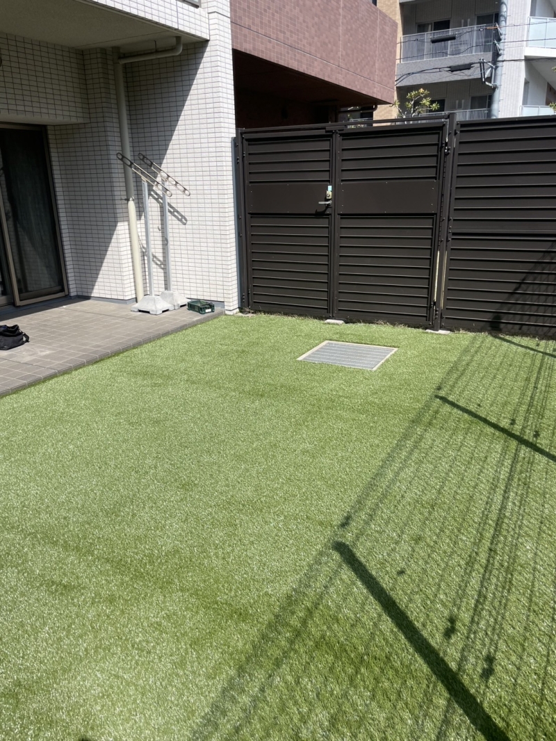 ＝杉並区に人工芝工事＝