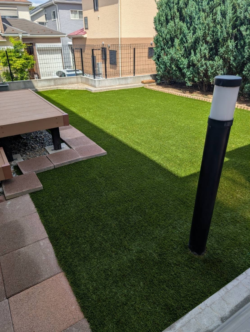 ＝四街道市に人工芝工事＝