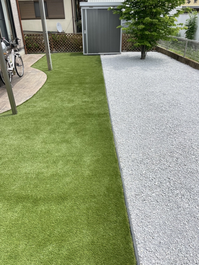＝深谷市に人工芝工事＝