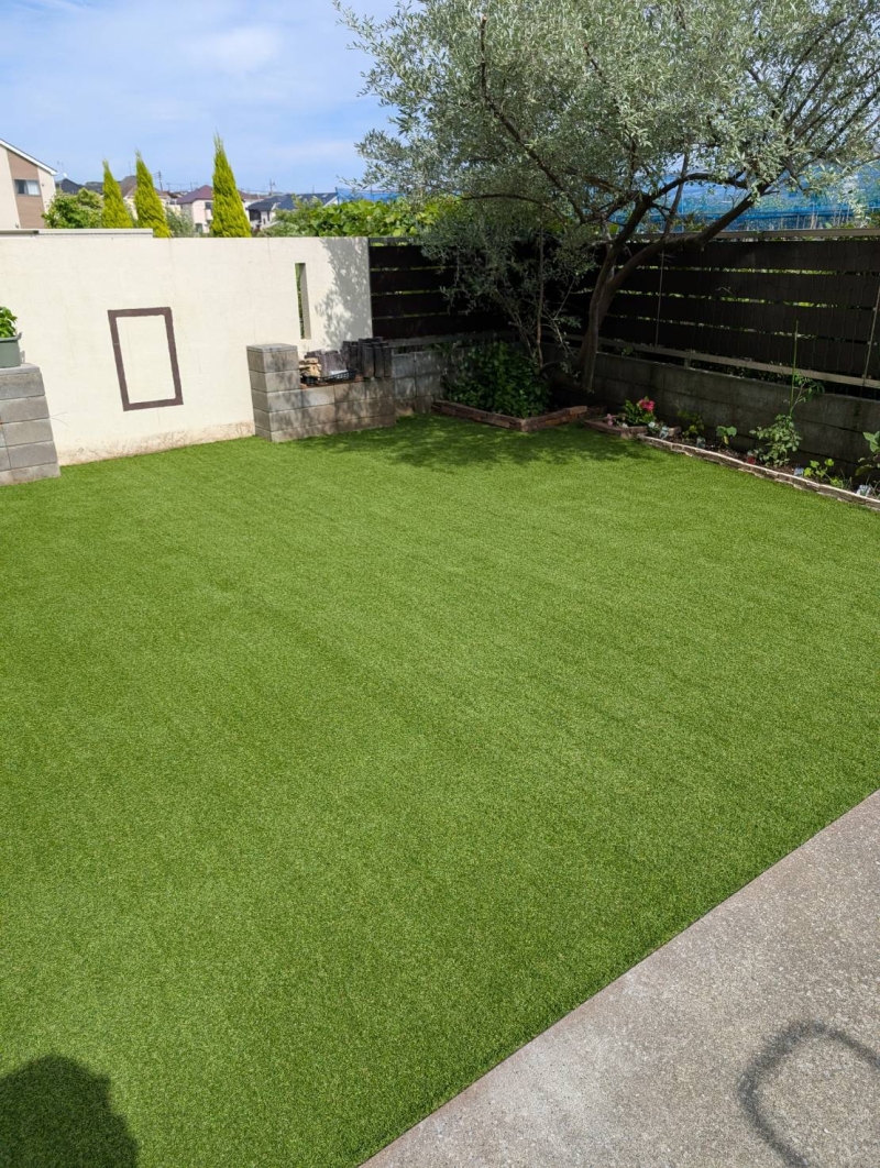 ＝千葉県市川市に人工芝工事＝