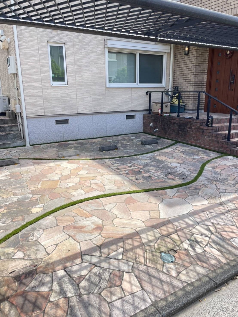 ＝神奈川県に人工芝工事＝