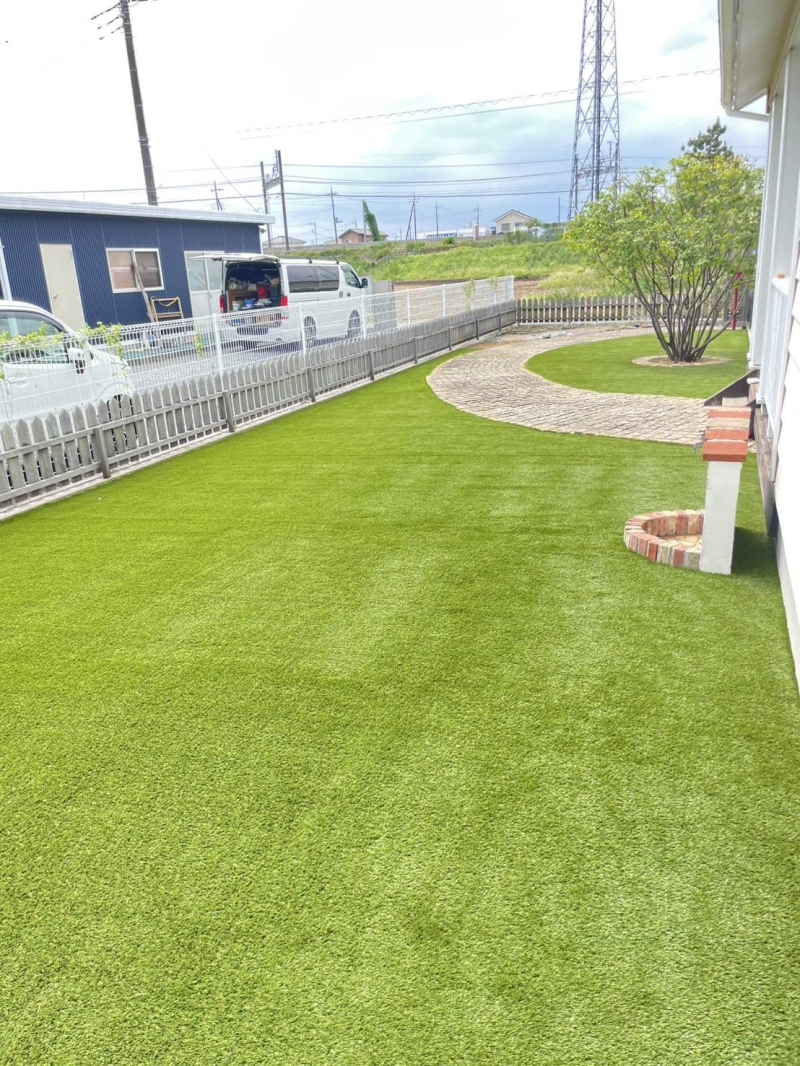 ＝川越市に人工芝工事＝