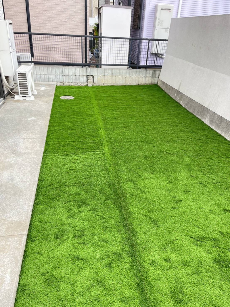 東京都板橋区｜40㎜人工芝施工