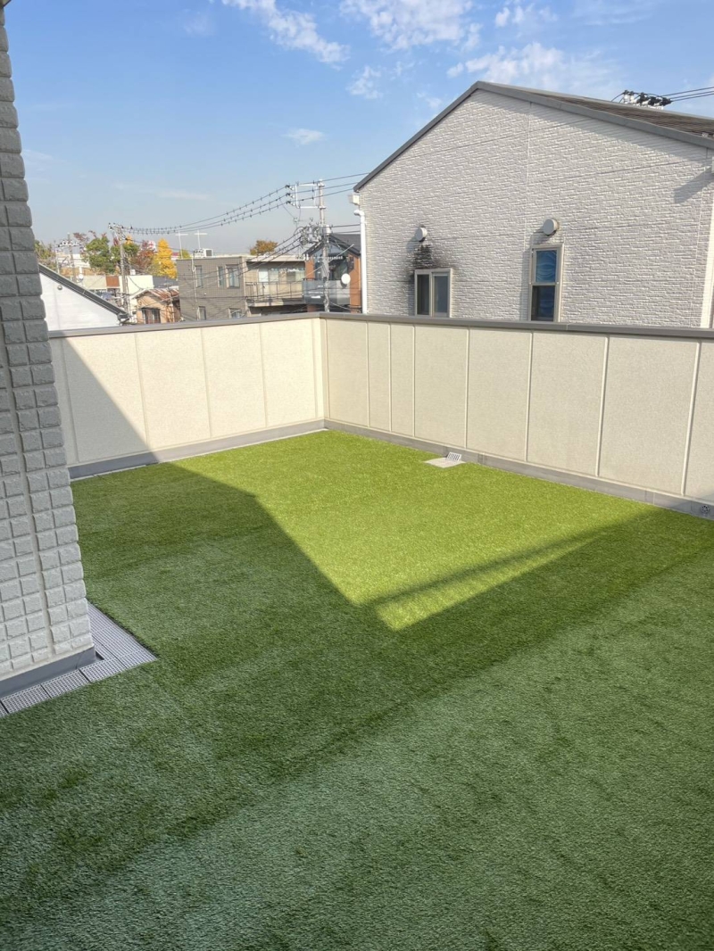 東京都足立区の人工芝工事