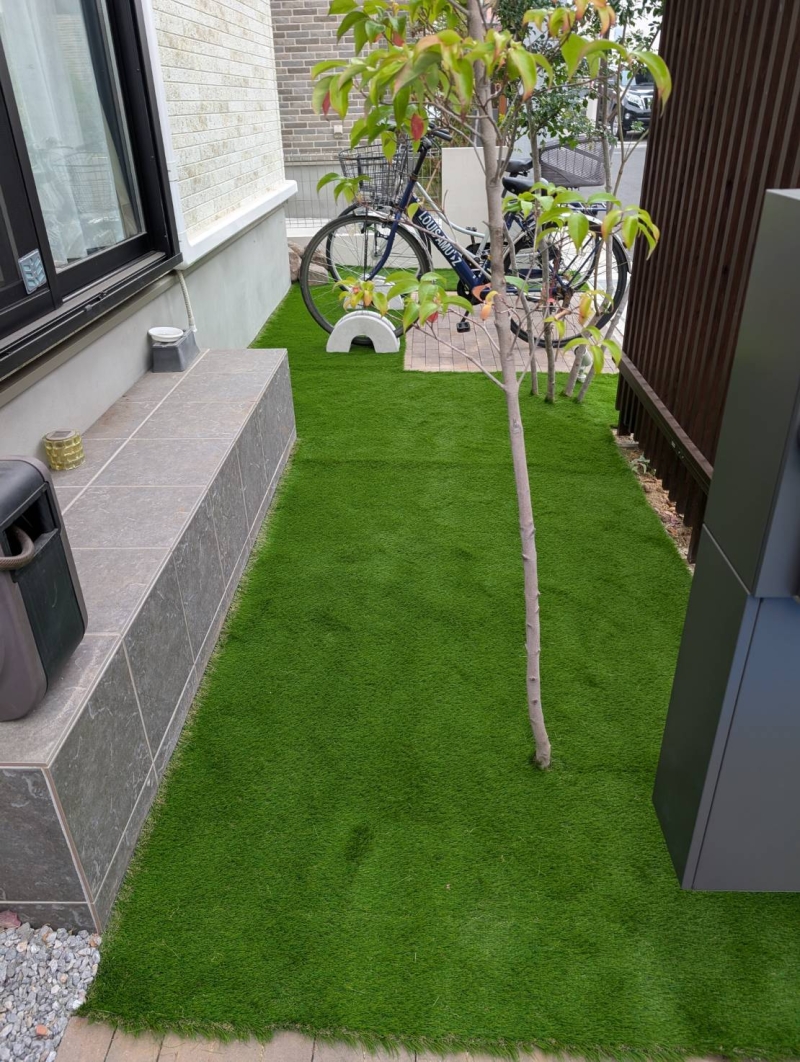 ＝川口市に人工芝工事＝