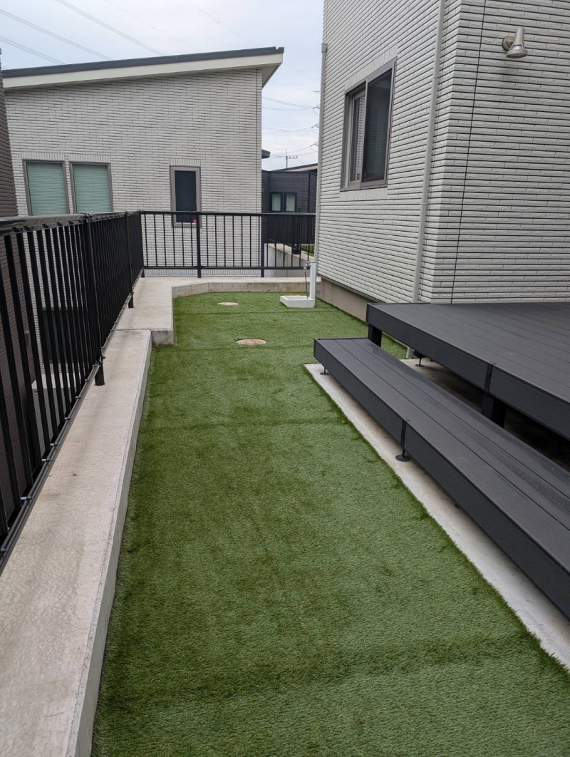 ＝つくば市に人工芝工事＝