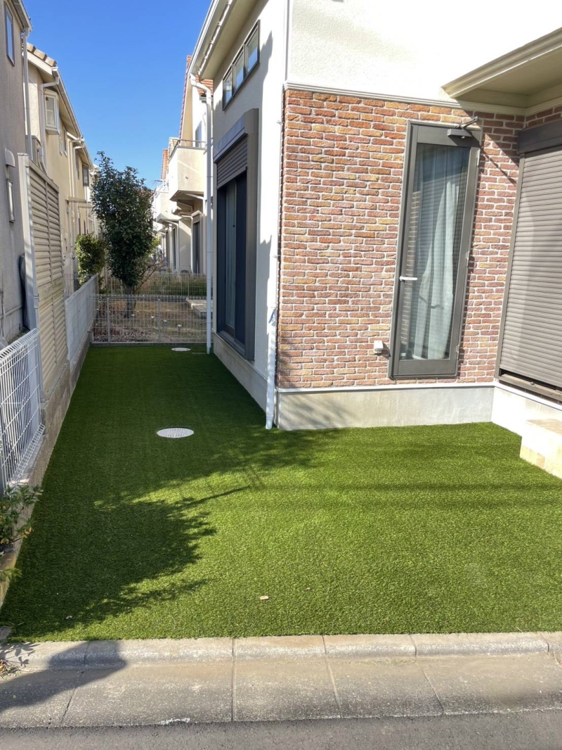 ＝府中市に人工芝工事＝