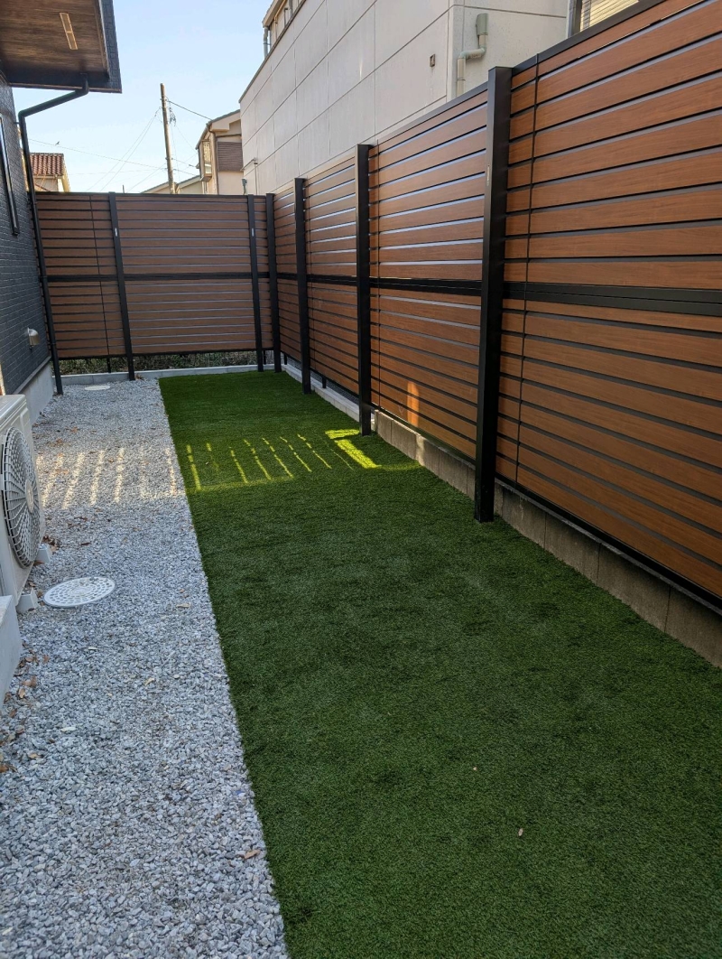 ＝上尾市に人工芝工事＝