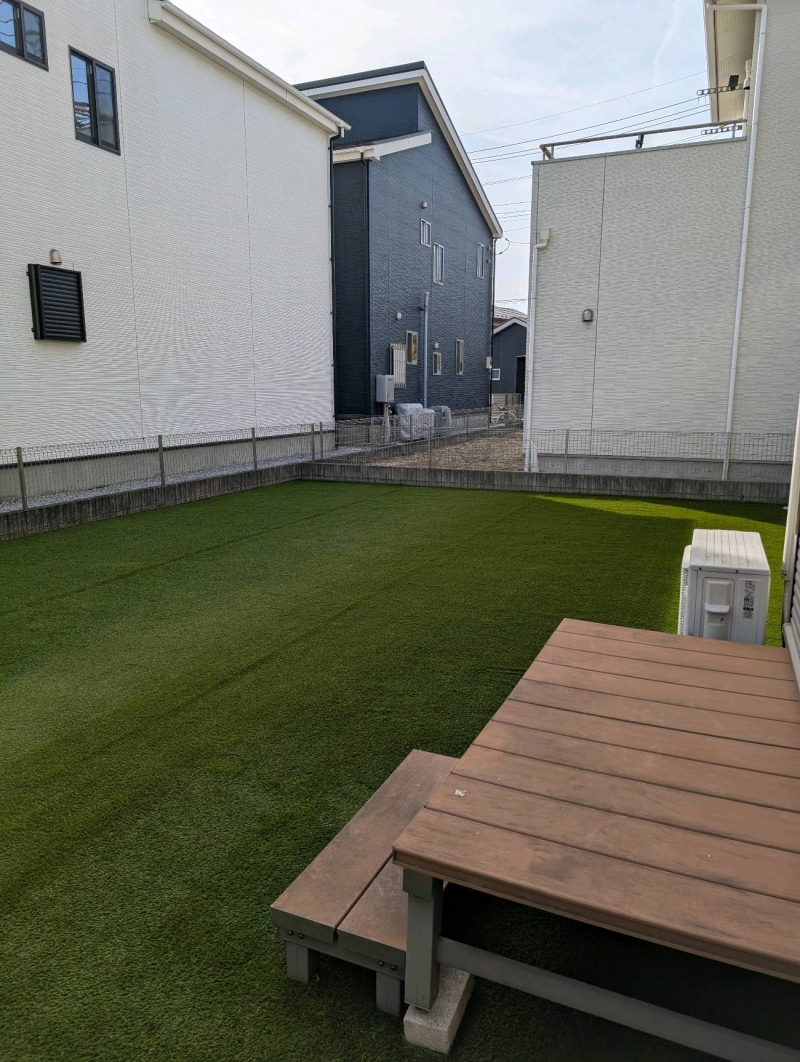 ＝羽生市に人工芝工事＝