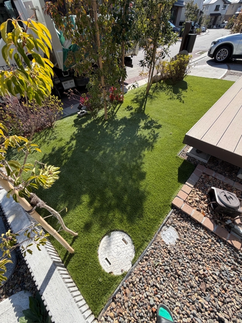 ＝久喜市に人工芝工事＝