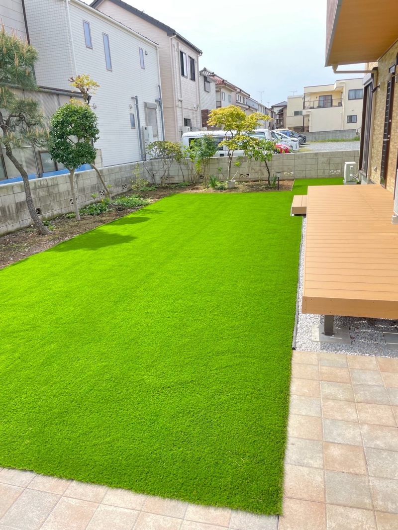 ＝板橋区に人工芝工事＝