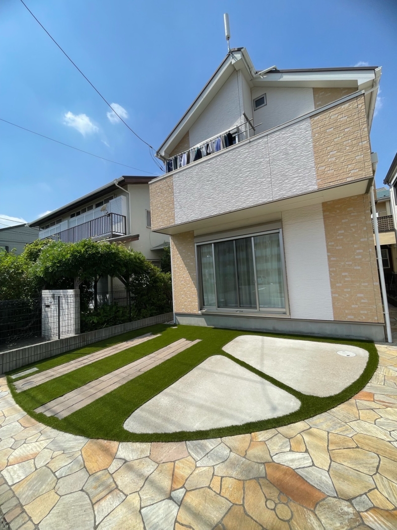 神奈川県相模原市｜30㎜人工芝敷設工事